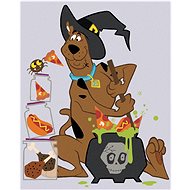 Halloween Scooby (Scooby Doo), 40×50 cm, off canvas on frame - Painting by Numbers