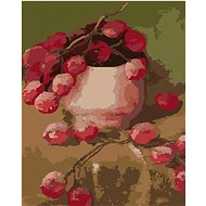Grapes in a bowl, 40×50 cm, off canvas on frame - Painting by Numbers