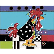 Rooster (Jonna James), 40×50 cm, unframed and without canvas - Painting by Numbers