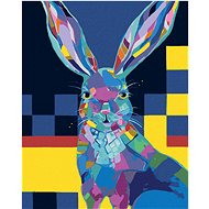 Rabbit (Jonna James), 80×100 cm, without frame and without canvas shut off - Painting by Numbers