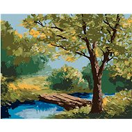 Summer Forest, 80×100 cm, without frame and without canvas shut off - Painting by Numbers