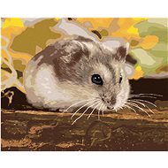Small hamster, 40×50 cm, without frame and without canvas shut off - Painting by Numbers