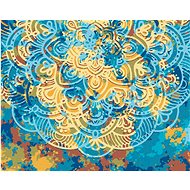 Mandala full of colours, 40×50 cm, stretched canvas on frame - Painting by Numbers