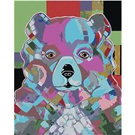 Medvídek (Jonna James), 40×50 cm, bez rámu a bez vypnutí plátna - Painting by Numbers