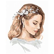 The Bride, 40×50 cm, without frame and without canvas shut off - Painting by Numbers