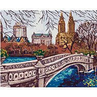 New York Central Park_I, 80×100 cm, without frame and without canvas shut off - Painting by Numbers