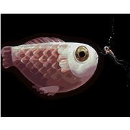 Giant fish with diver, 40×50 cm, without frame and without canvas shut off - Painting by Numbers