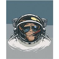 Spaceman Monkey, 40×50 cm, without frame and without canvas shut off - Painting by Numbers