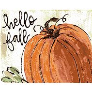 Orange Pumpkin (Haley Bush), 40×50 cm, without frame and without canvas shut off - Painting by Numbers