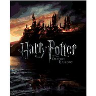 Poster Harry Potter and the Deathly Hallows Hogwarts, 40×50 cm, without frame and without canvas shu - Painting by Numbers