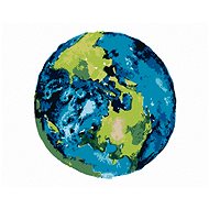 Planet Earth, 40×50 cm, without frame and without canvas shut off - Painting by Numbers