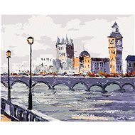 Pohľad na Londýn, 40 × 50 cm, plátno napnuté na rám - Maľovanie podľa čísel