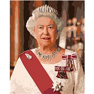 Portrait of Queen Elizabeth II. - Painting by Numbers