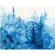 Russian Forest, 40×50 cm, without frame and without canvas shut off - Painting by Numbers