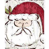Santa (Haley Bush), 40×50 cm, without frame and without canvas shut off - Painting by Numbers
