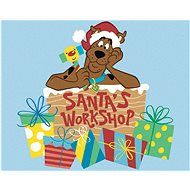Scooby in Santa's Workshop (Scooby Doo), 40×50 cm, without frame and without canvas shut off - Painting by Numbers