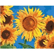 Slunečnice podle Van Gogha, 80×100 cm, bez rámu a bez vypnutí plátna - Painting by Numbers