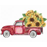 Sunflower Cargo, 40×50 cm, without frame and without canvas shut off - Painting by Numbers