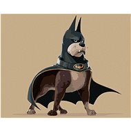Standing Ace (DC League of Super Pets), 40×50 cm, without frame and without canvas shutdown - Painting by Numbers