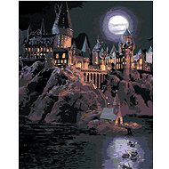 Students Sailing to Hogwarts (Harry Potter), 40×50 cm, unframed and without canvas shut off - Painting by Numbers