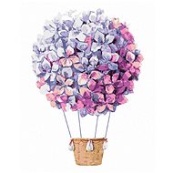 Lilac Balloon, 40×50 cm, off canvas on frame - Painting by Numbers