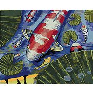 Thai fish red, 40×50 cm, without frame and without canvas - Painting by Numbers