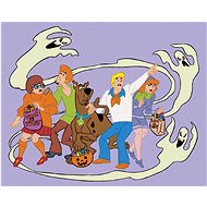 Mysteries s.r.o. and Ghosts on Halloween (Scooby Doo), 40×50 cm, unframed and without canvas - Painting by Numbers