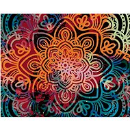 Radiant mandala, 40×50 cm, stretched canvas on frame - Painting by Numbers