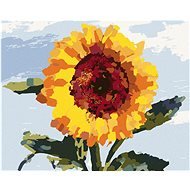 Zářivá slunečnice, 80×100 cm, bez rámu a bez vypnutí plátna - Painting by Numbers