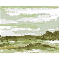 Green Landscape (Haley Bush), 80×100 cm, unframed and without canvas shut off - Painting by Numbers