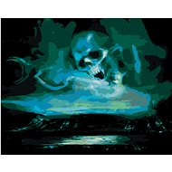 Sign of Evil in the Sky (Harry Potter), 40×50 cm, stretched canvas on frame - Painting by Numbers