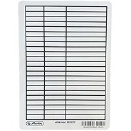 HERLITZ Notebook cover A5, PE, lined/square - pack 3 pcs - Template
