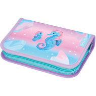 HERLITZ full, 2 flaps - Seahorse - Pencil Case