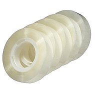 HERLITZ 33 m x 12 mm, transparent - pack of 5 - Duct Tape
