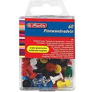 HERLITZ for bulletin board, mix of colours - pack of 60 pcs - Pins