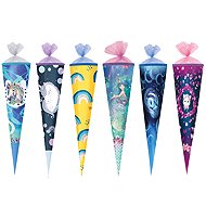 HERLITZ cone 50 cm hexagonal, mix of motifs for girls (1 pc) - Storage Sack