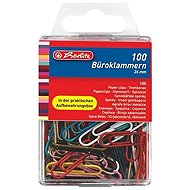 HERLITZ 26 mm, mix barev - balení 100 ks - Paper Clips
