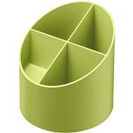 HERLITZ Round, 4 Compartments, Green - Pencil Holder