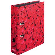 HERLITZ A4 80mm Laminated Raspberries - Arch Folder