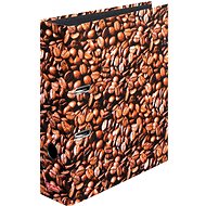 HERLITZ A4 80mm Laminated Coffee - Arch Folder