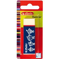 HERLITZ, white, in sliding cover - Rubber