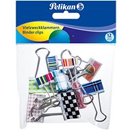 PELIKAN coloured, 3 sizes - pack of 12 - Document Clip