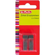 HERLITZ Compass inks 2 mm, 2x 5 pcs - Graphite Pencil Refill