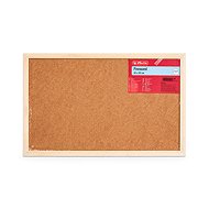 HERLITZ cork 40 x 60 cm, wooden frame - Notice-board