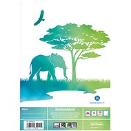 HERLITZ A4, 20 sheets, Elephant motif - Notepad