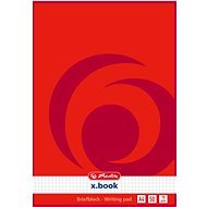 HERLITZ A4, 50 sheets, square, red - Notepad