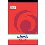 HERLITZ A6, 50 sheets, lined, red - Notepad