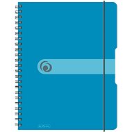 HERLITZ A4, 80 sheets, square, spiral, dark blue - Notepad