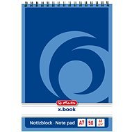 HERLITZ A7, 50 sheets, lined, blue - Notepad