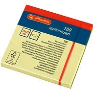HERLITZ 75 x 75 mm, 100 leaves, yellow - Sticky Notes